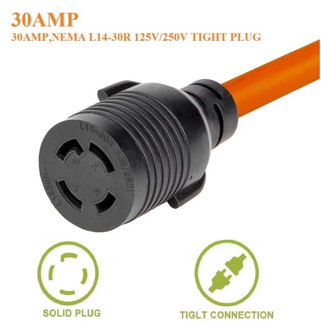 1 Pièce Générateur Transfert Switch-Adapter Cordon TT-30P Mâle À L14-30R Female