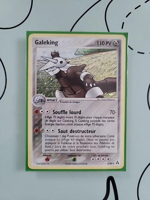 💫Carte Pokémon Galeking Holo 2/92 EX Créateurs de légendes EXC