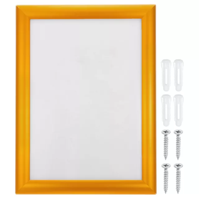 Front Loading Poster Frame Picture Frames Wall Mounting Snap A4 Frame, Golden