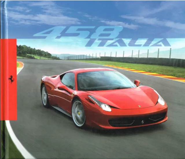 Ferrari 458 Italia, Hardcover-Prospekt 2009