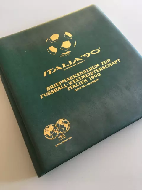 Fußball-WM 1990 Italien, offizielle Sammlung im Lindner-Ringbinder