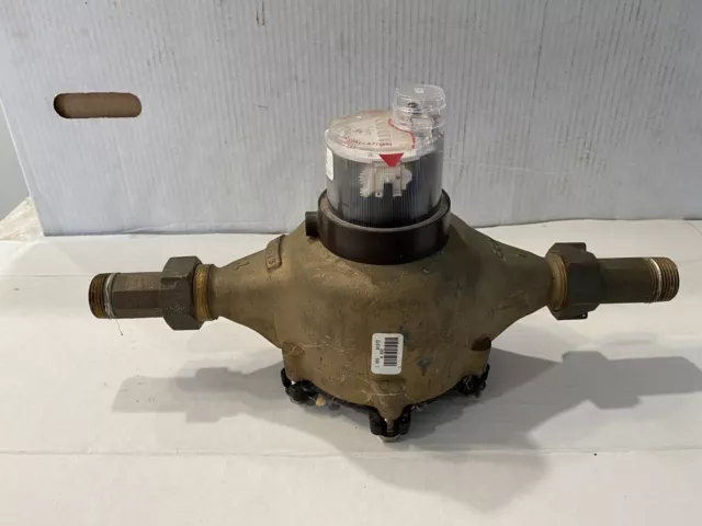 Sensus SR II SR 2 Brass Water Meter 1 “ Cubic Feet Touch Read System