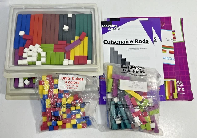 LOT OF ETA Cuisenaire Rods, Math Manipulatives Material, 370 Pcs $24.99 ...