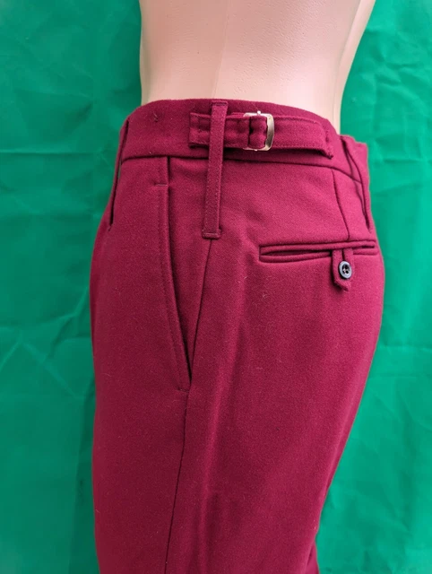 BRITISH ARMY QRH KRH HUSSARS CRIMSON CHERRY UNIFORM TROUSERS 10th 14TH 11th XL