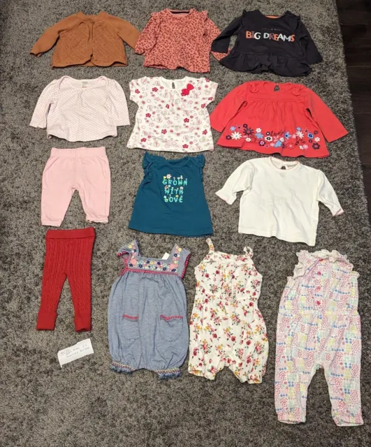 (No54) beautiful baby girl clothes 0-3 months bundle