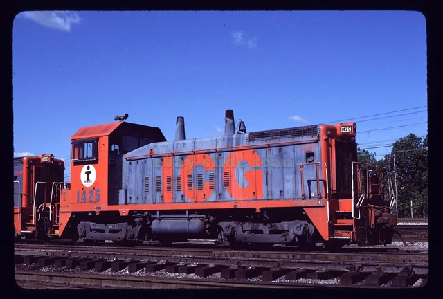 Original Slide - ICG Illinois Central Gulf 1425 SW14 Harvey IL 6-24-84