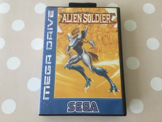 Alien Soldier for the Sega Megadrive - Rare Sega Megadrive Cartridge