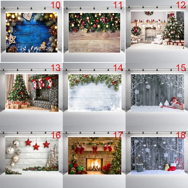 accessoires photo Toiles de fond Tableau de fond de photographie Décor de Noël 2