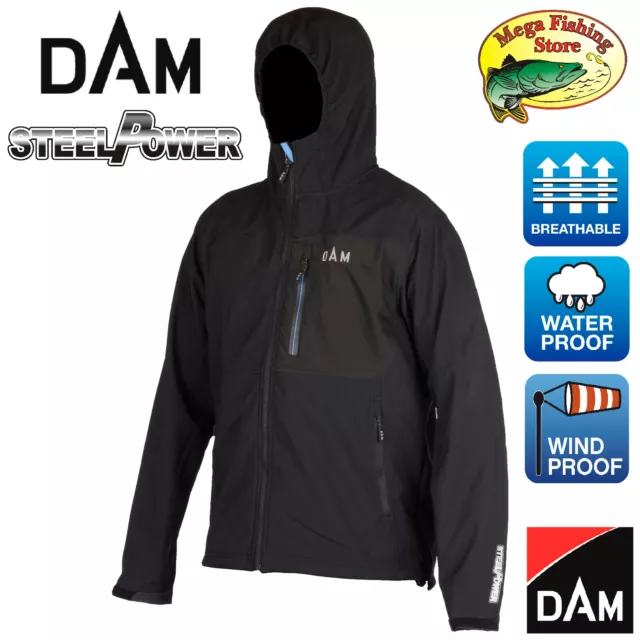 DAM Outdoor & Angel Jacke - Angeljacke Wasserdicht + Winddicht + Atmungsaktiv