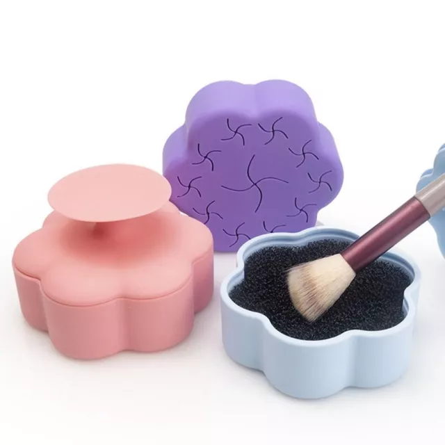 Silicone Makeup Brush Cleaning Mug Makeup Brush