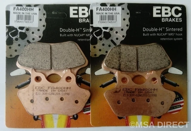 EBC FA400HH - Plaquettes de Frein Avant/Arrière pour Harley