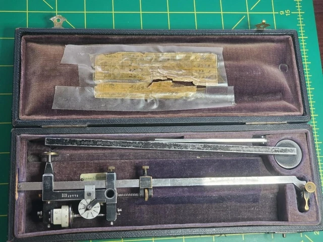 ANTIQUE G.CORADI ZURICH SWITZERLAND PLANIMETER Lowman & Hanford Seattle