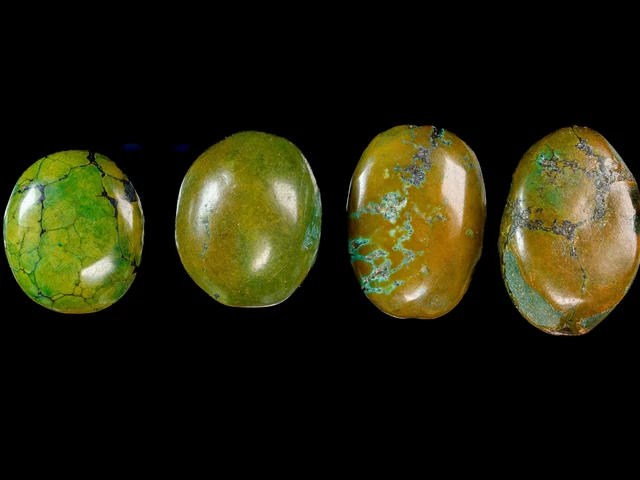 Indo-Tibetan Yellow Turquoise Beads 55ct-80ct, Focal bead, Pendant bead VB_0494