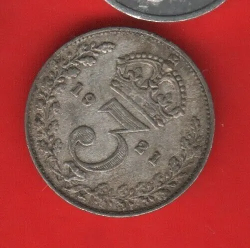 Great Britain 3 Pence 1921 Silver