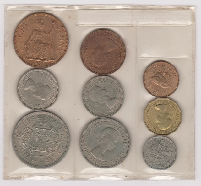 GB 1953 Great Britain - Official Unc Royal Mint sealed Coin Pack