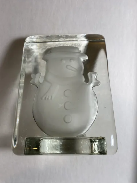 Bed Bath and Beyond snowman tea light candle holder