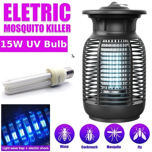 Electric UV Mosquito Insect Killer Lamp Indoor Home Fly Bug Insect Trap Light US