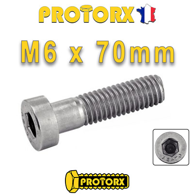 INOX VIS TÊTE CYLINDRIQUE SIX PANS CREUX M6 x 8 à 40mm DIN912 CHC BTR INOX 