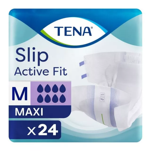 TENA Slip Active Fit Maxi | Medium | Pack of 24