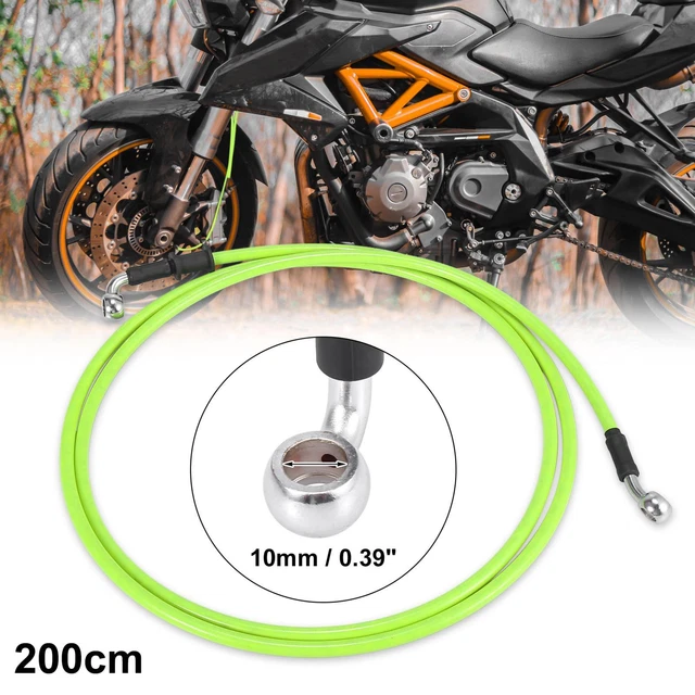 Tubo olio frizione freno moto universale 200 cm 78,74" linea tubo idraulico verde