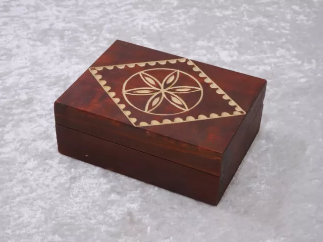 Jzt3ed - Madera Caja Grifón Caja Vintage - Handgefertigt