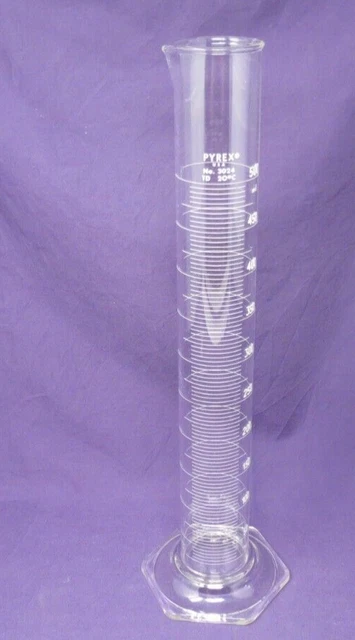 500ml Graduated Cylinder Pyrex P/N 3024-500
