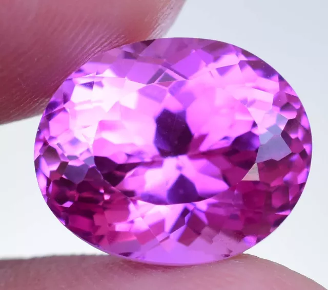Flawless 10.10 Ct Natural Mogok Pink Ruby Oval Cut Certified Loose Gemstone