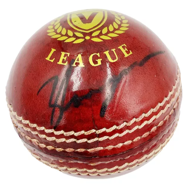 Signed Shereyas Iyer Cricket Ball - India Autograph +COA