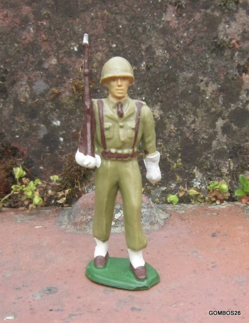 Soldat Starlux Armée D'Afrique – Parachutiste, Garde Au Drapeau, échelle 1:32