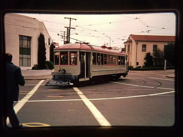 IC17 ORIGINAL SLIDE BUS TROLLEY SUBWAY SAN FRANCISCO MUNI 1973 No 1