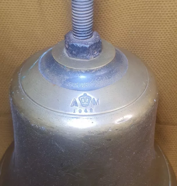 Original WW2 1943 RAF Air Ministry bronze Scramble Bell 3