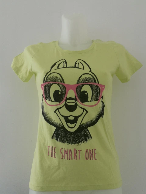 T-shirt Disney – Tic et Tac – Femme – Taille 2 / M – Vert – Neuf avec étiquettes