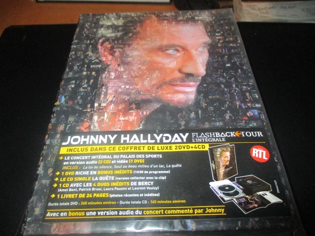 COFFRET COLLECTOR 2 Dvd + 2 Cd "Johnny Hallyday : Flashback Tour, L