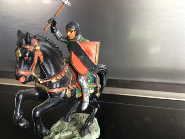 Soldat Ancien Starlux,Cavalier, Chevalier Moyen Âge