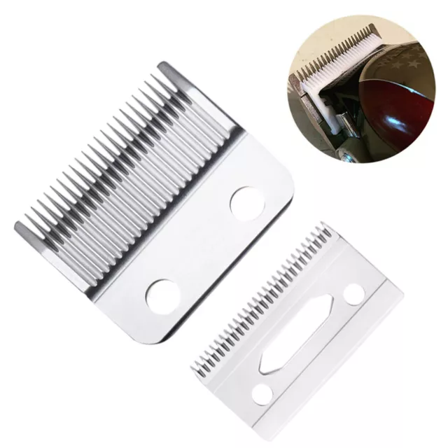 2X For Wahl Shear Clipper Ceramic Blade Cutter+Metal Bottom Set Replacement New