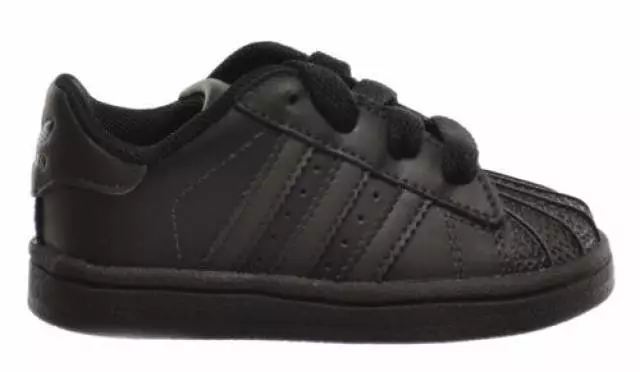 NWB Adidas Toddler Superstar II Black #676622