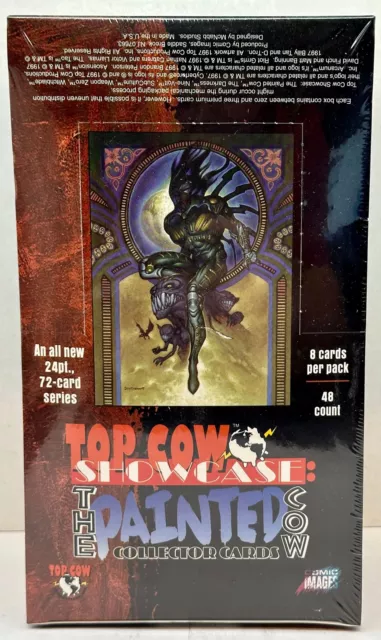 1997 Top Cow Showcase: The Painted Cow Trading Card Box Comic Images 48 CT