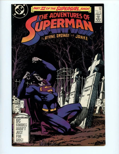 Adventures of Superman #444 Comic Book 1988 FN/VF John Byrne Jerry Ordway DC