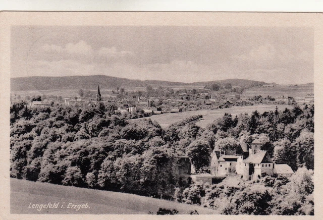 Lengefeld i. Erzgeb.  , Ansichtskarte, gelaufen
