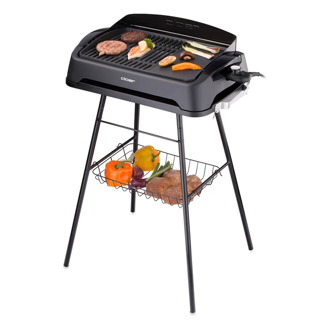 Cloer 6750 Barbecue-Grill Elektrogrill mit Standfuß 2000 Watt NEU