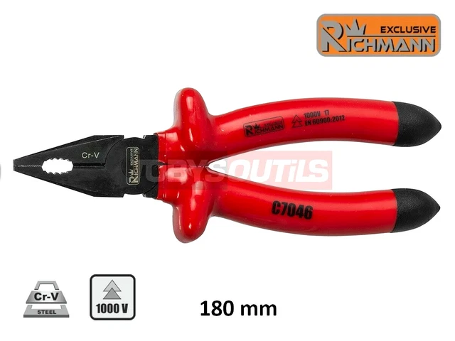 STANLEY® Pince Coupante Diagonale Isolée 1000v 180 Mm