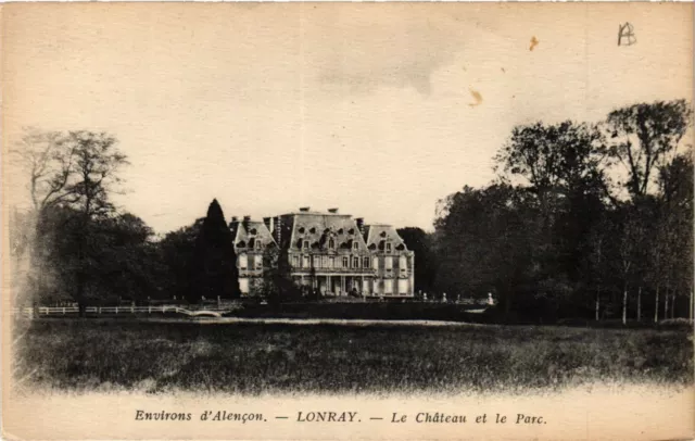 CPA AK Env. d'ALENCON - Lonray - Le Chateau et le Parc (435164)