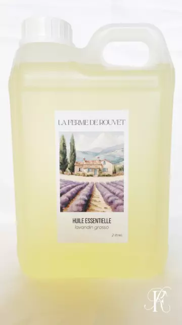 2 litres - Huile essentielle de lavandin - Vente directe producteur