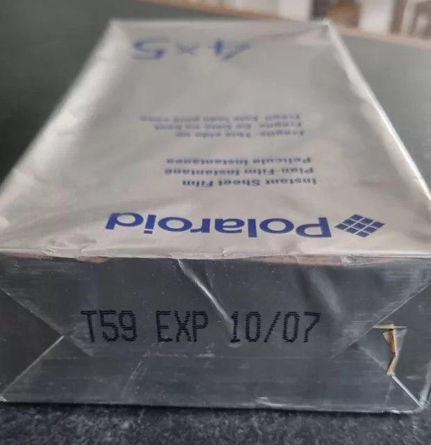 Polaroid T 59, expired since 10/2007 - still works!