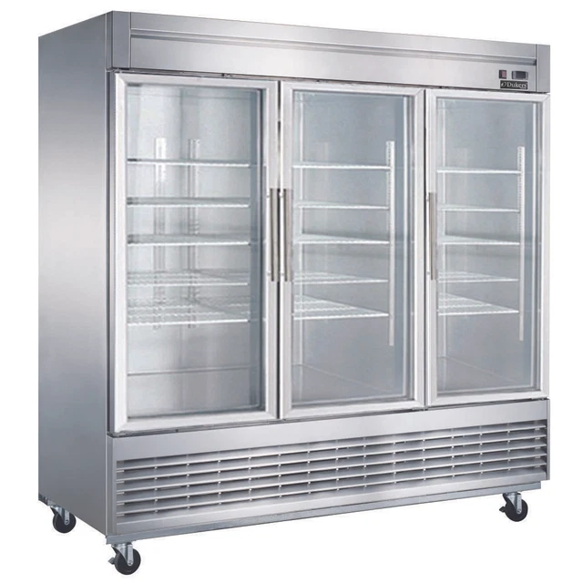 D83R-GS3 Commercial Upright Reach-in Refrigerator made by stainless steel