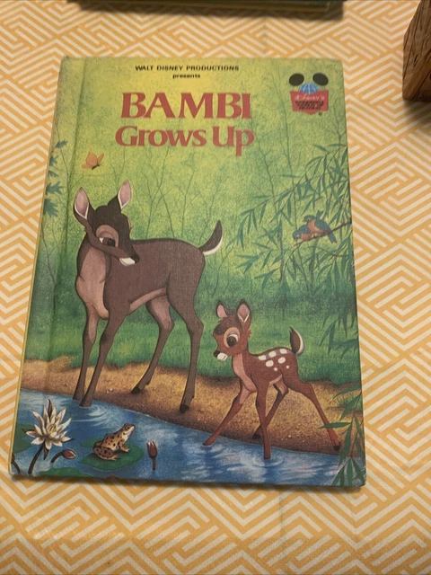BAMBI GROWS UP Hardcover First Edition 1979 Disney Wonderful World Of ...