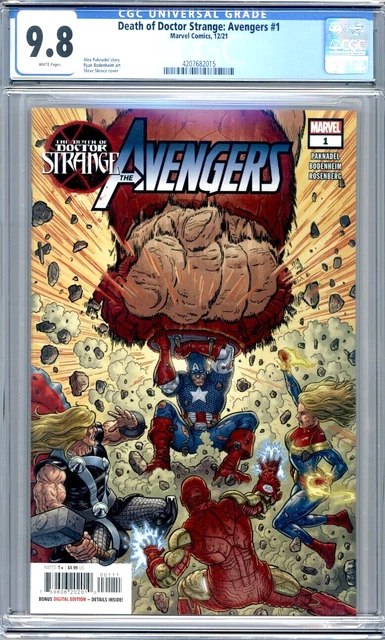 Death of Doctor Strange: Avengers #1   Marvel Comics    1st Print  CGC 9.8