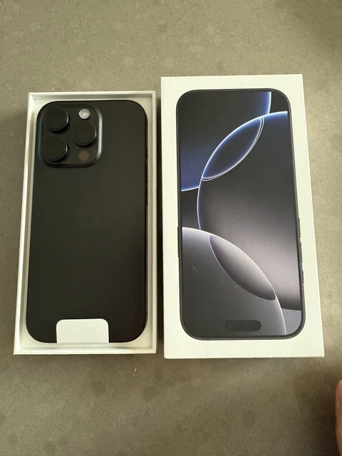 APPLE IPHONE 16 Pro 256GB Unlocked-Black Titanium (Open Box