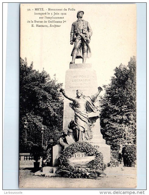 57 METZ - le monument du poilu ---