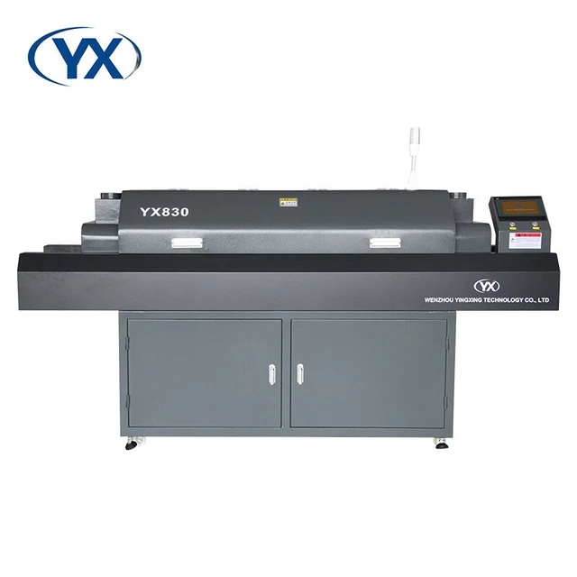 Stock in EU YX830 Reflow Ovens Eight Zone Heat Treatment Drying Oven for Welding
